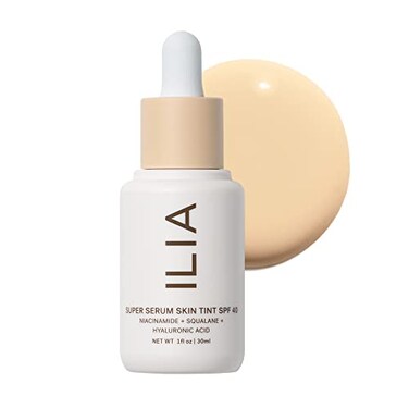 ILIA Super Serum Skin Tint SPF 40 Lightweight Foundation With Mineral SPF Hydrate Smooth Plump NonComedogenic Clean CrueltyFree Vegan Tulum ST2 1 fl oz 30 ml