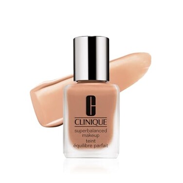 Clinique Superbalanced Oil Free Liquid Foundation Makeup For Dry to Oily Skin Types Hydrating Moisturizing Moderate Coverage Natural Finish Porcelain Beige 1 Fl Oz