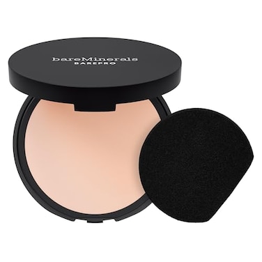 bareMinerals Barepro 24HR SkinPerfecting Powder Foundation Matte Pressed Powder Foundation Full Coverage with PlantBased Squalene Oil Control Vegan Fair 10 Cool