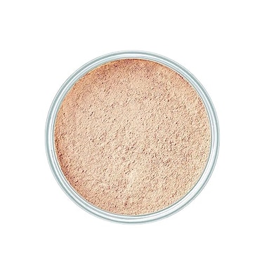 ARTDECO Mineral Powder Foundation soft ivory loose setting powder for a smooth matte finish medium coverage perfect for sensitive oily skin makeup with zinc magnesium vegan 053 Oz