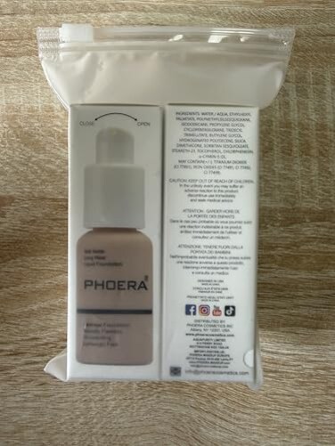 Hilareco PHOERA Foundation PHOERA Matte Liquid FoundationPHOERA Makeup for Women PHOERA Foundation Full Coverage Concealer 30ml 24HR Matte Oil Control Concealer 108Tan2