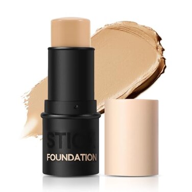 AFGHOUZ Matte Foundation Stick Cream Face Foundation Concealer Makeup Stick Waterproof Base Makeup for Women Natural Finish