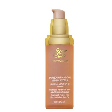 OUSHANG 4 in 1 Foundation Colour Changing Liquid Hydrating MediumLight full coverage concealer with SPF 50 Inspired Longwearing WaterproofCare makeup 1oz30ml