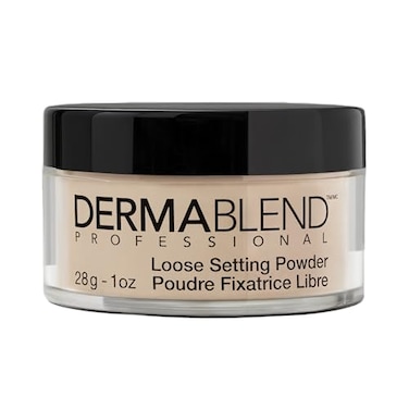 Dermablend Loose Setting Powder Cool Beige Face Powder Finishing Powder Makeup for Light Medium and Tan Skin Tones Mattifying Finish and Shine Control 1oz