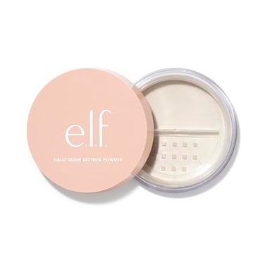 e.l.f. elf Halo Glow Soft Focus Setting Powder Silky Creates Soft Glow Without Shine Smooths Pores Lines Vegan CrueltyFree Light