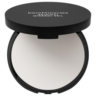 bareMinerals Original Mineral Veil TalcFree Pressed Setting Powder Translucent Vegan CrueltyFree DermatologistTested