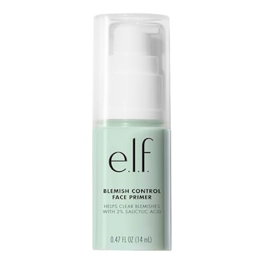 e.l.f. elf Blemish Control Face Primer Soothing Hydrating Makeup Primer For Fighting Blemishes Grips Makeup To Last Vegan Crueltyfree Small