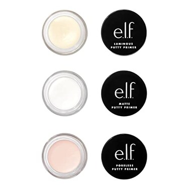 e.l.f. elf Cosmetics Putty Primer Trio Includes Poreless Putty Matte Putty Luminous Putty Travel Size 014 Oz 4g Each 014 ounces