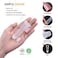AMORIX 50PCS Lip Gloss Tubes 20ml Pink Cap Lip Gloss Containers Empty Lip Balm Tubes Refillable Cosmetic Squeeze Lipgloss Tubes 2 x 20ml Syringes Tag Labels for DIY Lip Gloss Glitter