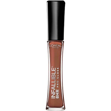 L'Oreal Paris LOreal Paris Makeup Infallible 8 Hour Hydrating Lip Gloss Barely Nude 021 Fl Oz