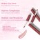 HOSAILY 2 Color Nourishing Lip Gloss Brown Liner Combo Hydration Plumping Glitter Lip Glow Oil Set for Women Moisturizing Lightweight Long Lasting High Shine Lip Tint Mini Liquid Lipstick Makeup