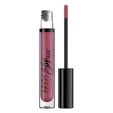 NYX PROFESSIONAL MAKEUP Slip Tease Full Color Lip Oil Liquid Lipstick Bang Bang Muted Deep Plum