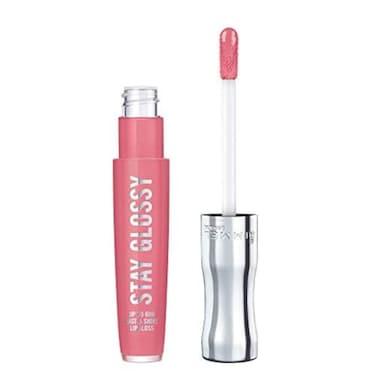 Rimmel Stay Glossy Lip Gloss NonSticky and Lightweight Formula for Lip Color and Shine 150 Claridges Ruby 18oz