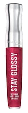 Rimmel Stay Glossy Lip Gloss NonSticky and Lightweight Formula for Lip Color and Shine 490 Grind Time 18oz