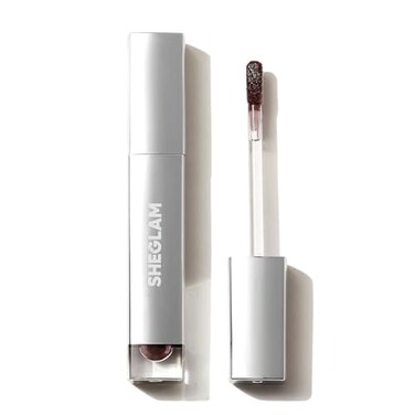 SHEGLAM Glaze Daze Lip Gloss Shiny Tinted Lip Gloss High Gloss Finish Plumping Lip Care Nourishing Not Easy to Fade Liquid Lip CosmeticsGrape Juice