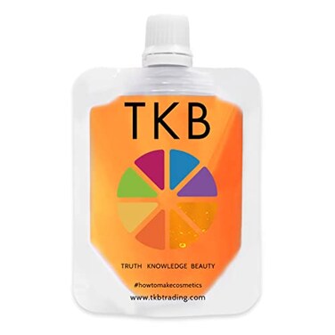TKB Trading, TKB Jelly Gloss Flexagel Lip Gloss Base for DIY Lip Gloss ReadyToFormulate Moisturizing High Shine Fruity Scent Vegan Gluten and Cruelty free Made in USA Orange Sherbert 1oz 30gr