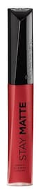 Rimmel London Stay Matte Liquid Lip Color with Full Coverage KissProof Waterproof Matte Lipstick Formula that Lasts 12 Hours 500 Fire Starter 21oz