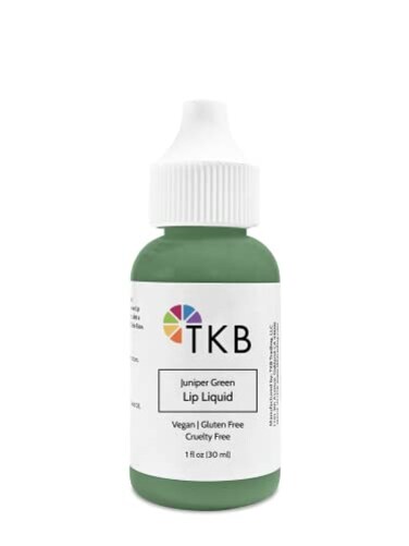 TKB Trading, TKB Lip Liquid Color Liquid Lip Color for TKB Gloss Base DIY Lip Gloss Pigmented Lip Gloss and Lipstick Colorant Made in USA 1floz 30ml Juniper Green