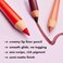 e.l.f. elf Cream Glide Lip Liner HighlyPigmented Pencil For Shaping Sculpting Lips SemiMatte Finish Vegan CrueltyFree Fuschia Forward