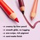 e.l.f. elf Cream Glide Lip Liner HighlyPigmented Pencil For Shaping Sculpting Lips SemiMatte Finish Vegan CrueltyFree Fuschia Forward