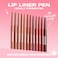 LANGMANNI 4Pcs Sculpting Matte Velvet Lip Liner SetSmooth Creamy TextureWaterproof And High Pigmented For Girls Daily Application Lip Makeup1234