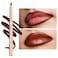 Oulac Brown Lip Liner Pencil 2in1 Retractable Makup Crayon for Lipliner and Eyeliner Highly Pigmented Smooth Long Lasting and Waterproof Formula Vegan Beauty 03 Teddy