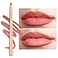 Oulac Waterproof Lipliner Pencil Smooth and Creamy Retractable Lip Makeup for Precision Application Vegan CrueltyFree LL04 Sunlit Peach