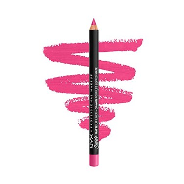 NYX PROFESSIONAL MAKEUP Suede Matte Lip Liner Vegan Formula Pink Lust Hot Pink