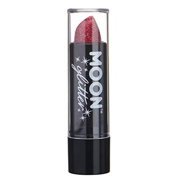 Moon Glitter Holographic Glitter Lipstick 017oz Red