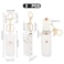 WADORN 2pcs Chapstick Keychain Holder 6 Inch PU Leather Lipstick Organizer Holder with Keychain Mini Lip Gloss Travel Storage Case Portable SnapOn Lip Balm Sleeves for Women GiftWhite