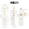 WADORN 2pcs Chapstick Keychain Holder 6 Inch PU Leather Lipstick Organizer Holder with Keychain Mini Lip Gloss Travel Storage Case Portable SnapOn Lip Balm Sleeves for Women GiftWhite