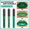 evpct 3Pcs Dark Pale Teal Forest Emerald Green Matte Glitter Shimmer Shiny Liquid Lipstick Lip Stain Sets for Women MatteLipstick Long Lasting Waterproof 24 hr Magic Lipstick 24 Hours original