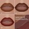 evpct 3Pcs Warm Brown Maroon Dark Wine Red Gradient Matte Lipstick Lip Liner Crayon Combo Pencil Set for Women Long Lasting Cream Lip Liner and Lipstick Combo MakeupFlawless Gradual Ombre Effect