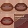 evpct 3Pcs Warm Brown Maroon Dark Wine Red Gradient Matte Lipstick Lip Liner Crayon Combo Pencil Set for Women Long Lasting Cream Lip Liner and Lipstick Combo MakeupFlawless Gradual Ombre Effect