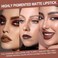 evpct 3Pcs Warm Brown Maroon Dark Wine Red Gradient Matte Lipstick Lip Liner Crayon Combo Pencil Set for Women Long Lasting Cream Lip Liner and Lipstick Combo MakeupFlawless Gradual Ombre Effect