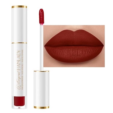 HANLADY Dark Red Lipstick Long Lasting Lipsticks for Women Pigmented Smudgeproof Transferproof Vegan Cruelty Free Lip Color A12 Forever