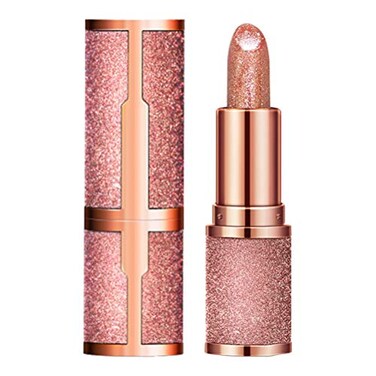 HEITIGN Glitter Star Lipstick Long Lasting Sparkling Moisturizing Shimmer Lipstick Nourishing Water proof Makeup Cosmetic for Women