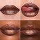 MAKI YIKA Brown Lipstick for Women Metallic Lipsticks Glitter Long Lasting Lipstick No Smudge No Transfer Liquid Lip Gloss BR04 After Heat