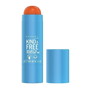 Rimmel London Kind Free 004 Tangerine Dream MultiStick For Cheeks and Lips Hydrating Buildable Color Vegan Formula Clean Formula 018oz