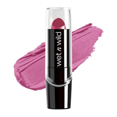 wet n wild Silk Finish Lipstick Hydrating Rich Buildable Lip Color Formulated with Vitamins AE Macadamia for Ultimate Hydration CrueltyFree Vegan Light Berry Frost