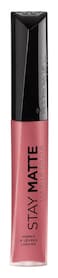 Rimmel London Stay Matte Liquid Lip Color with Full Coverage KissProof Waterproof Matte Lipstick Formula that Lasts 12 Hours 200 Pink Blink 21oz