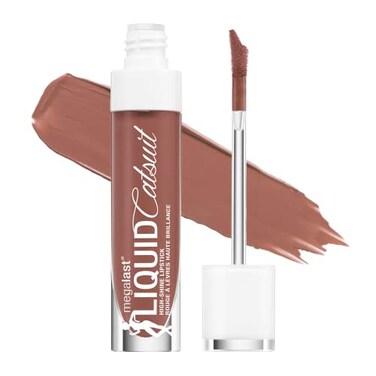 wet n wild Mega Last Catsuit High Shine Liquid Lipstick Cedar Later 02 Ounce
