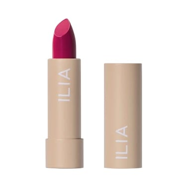 ILIA Color Block Lipstick NonToxic Vegan CrueltyFree Hydrating Long Lasting No Budge Color with Full Coverage Knockout Bold Magenta With Cool Undertones 014 oz 4 g