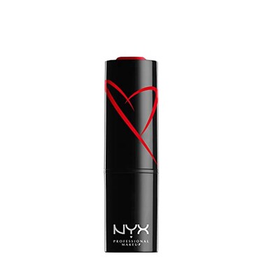 NYX PROFESSIONAL MAKEUP Shout Loud Satin Lipstick Infused With Shea Butter Red Haute Warm Red