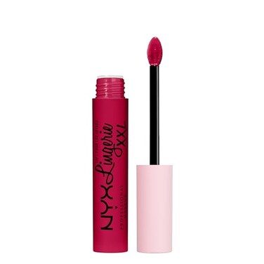 NYX PROFESSIONAL MAKEUP Lip Lingerie XXL Matte Liquid Lipstick Stamina Blue Red