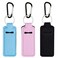 Pengxiaomei 3 Pcs Chapsticks Holder Keychain for Lipstick Easter Gifts for Women Easter Basket StuffersPink Blue Black