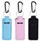 Pengxiaomei 3 Pcs Chapsticks Holder Keychain for Lipstick Easter Gifts for Women Easter Basket StuffersPink Blue Black