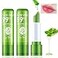 BKPPLZP 3 Pieces Aloe Vera LipstickLong Lasting Moisturizing Lip BalmNourishing Lip stickLipstickLip BalmMagic Temp Color ChangeWaterproof Lip Gloss Matte Makeup