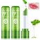 BKPPLZP 3 Pieces Aloe Vera LipstickLong Lasting Moisturizing Lip BalmNourishing Lip stickLipstickLip BalmMagic Temp Color ChangeWaterproof Lip Gloss Matte Makeup