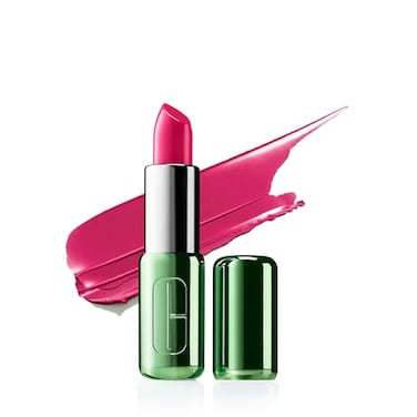 Clinique Pop Longwear Lipstick Long Lasting Satin Matte Shine Punch Pop 1 Count